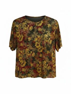 Fundamental things vintage 80s metallic top